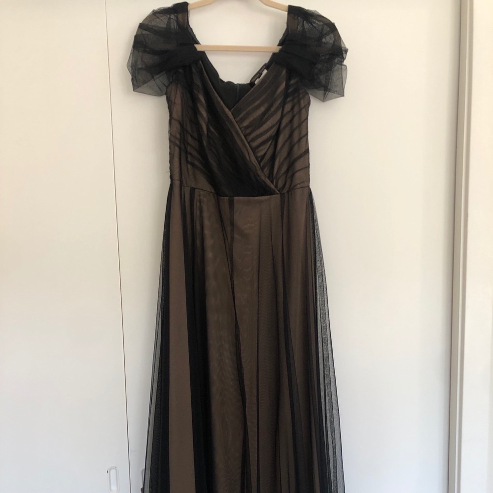 Tadashi tulle gown